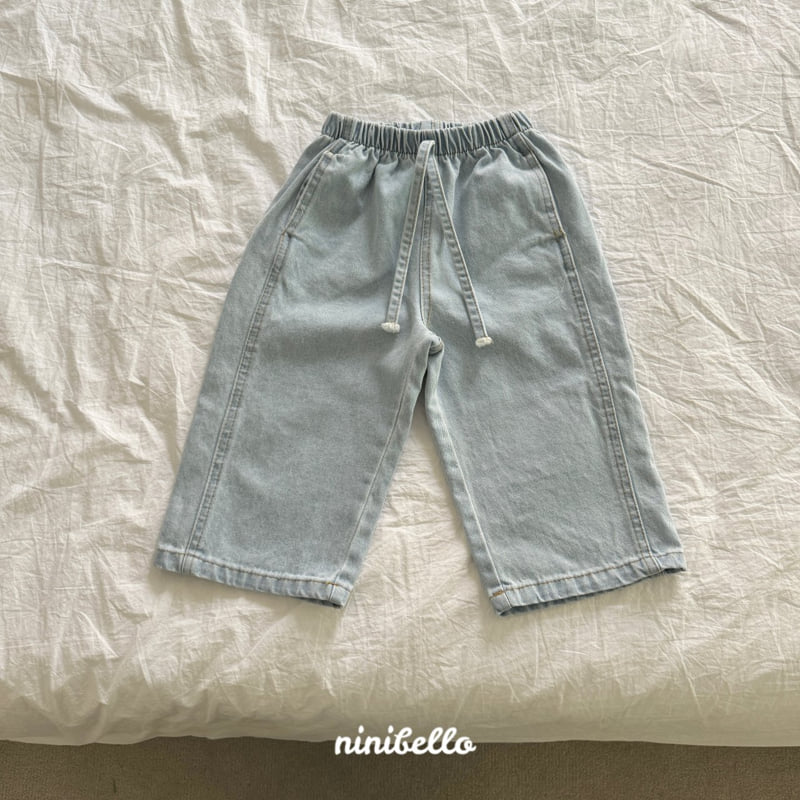 Ninibello - Korean Children Fashion - #kidsstore - Have Denim Slit Pants - 9