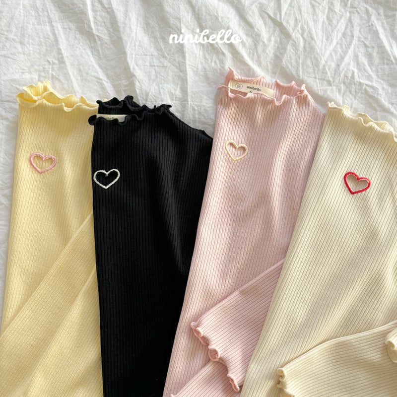 Ninibello - Korean Children Fashion - #kidsshorts - Heart Punching Tee - 4