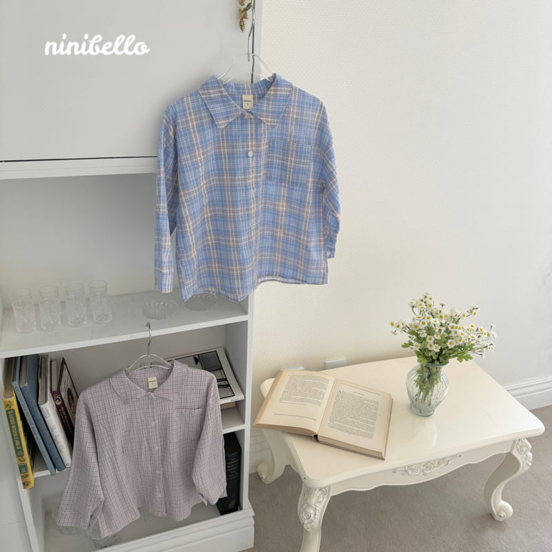 Ninibello - Korean Children Fashion - #kidsstore - Iyu Check Shirt
