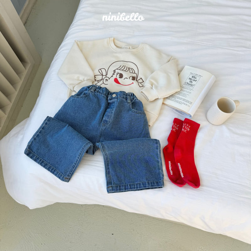 Ninibello - Korean Children Fashion - #kidsstore - Yami Embroidery Sweatshirts - 6