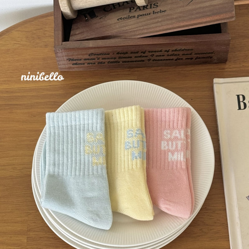 Ninibello - Korean Children Fashion - #kidzfashiontrend - Solver Socks Set - 7