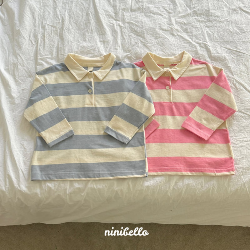 Ninibello - Korean Children Fashion - #kidzfashiontrend - Pop Pop Rugby Tee