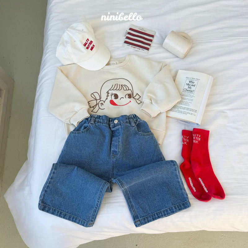 Ninibello - Korean Children Fashion - #kidzfashiontrend - Yami Embroidery Sweatshirts - 7