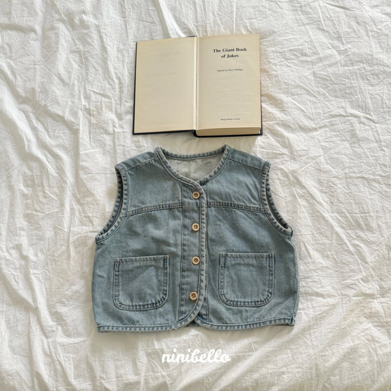 Ninibello - Korean Children Fashion - #littlefashionista - Natural Round Vest - 8