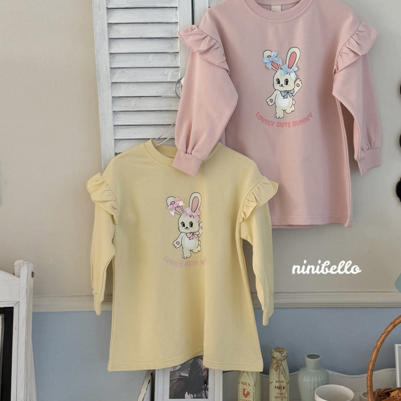 Ninibello - Korean Children Fashion - #littlefashionista - Rabbit Frill Sweatshirt One-piece - 7