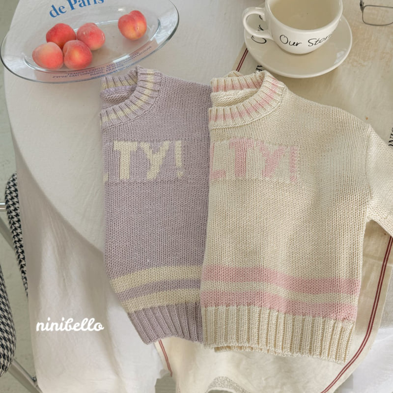 Ninibello - Korean Children Fashion - #littlefashionista - Salty Half Knit