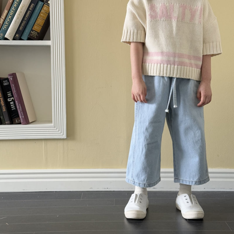 Ninibello - Korean Children Fashion - #littlefashionista - Have Denim Slit Pants - 12