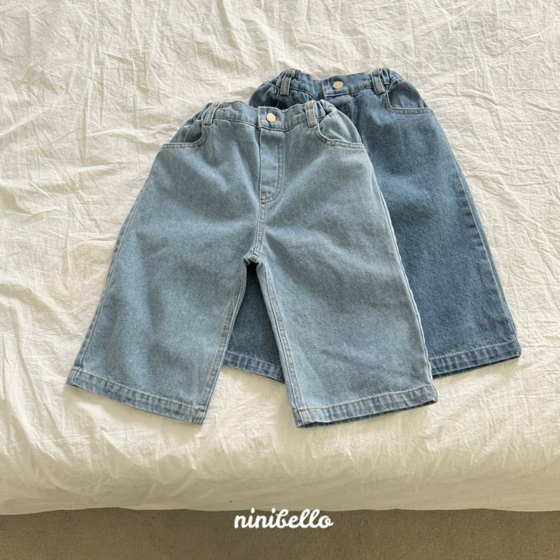 Ninibello - Korean Children Fashion - #littlefashionista - Mob Denim Pants