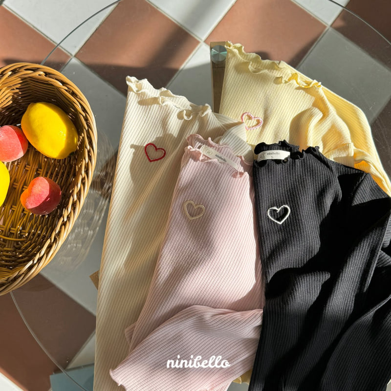 Ninibello - Korean Children Fashion - #littlefashionista - Heart Punching Tee - 7