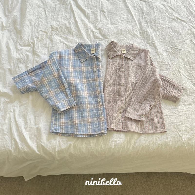 Ninibello - Korean Children Fashion - #Kfashion4kids - Iyu Check Shirt - 4