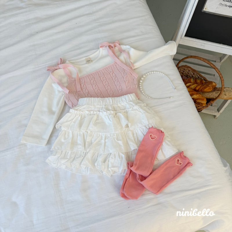 Ninibello - Korean Children Fashion - #littlefashionista - Humming Knit Bustier - 11