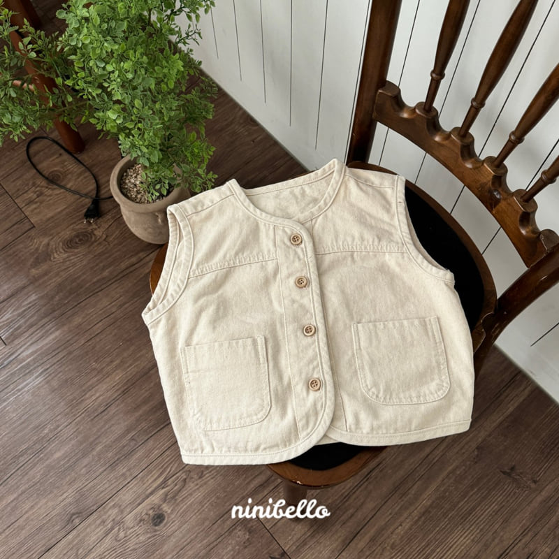 Ninibello - Korean Children Fashion - #magicofchildhood - Natural Round Vest - 9