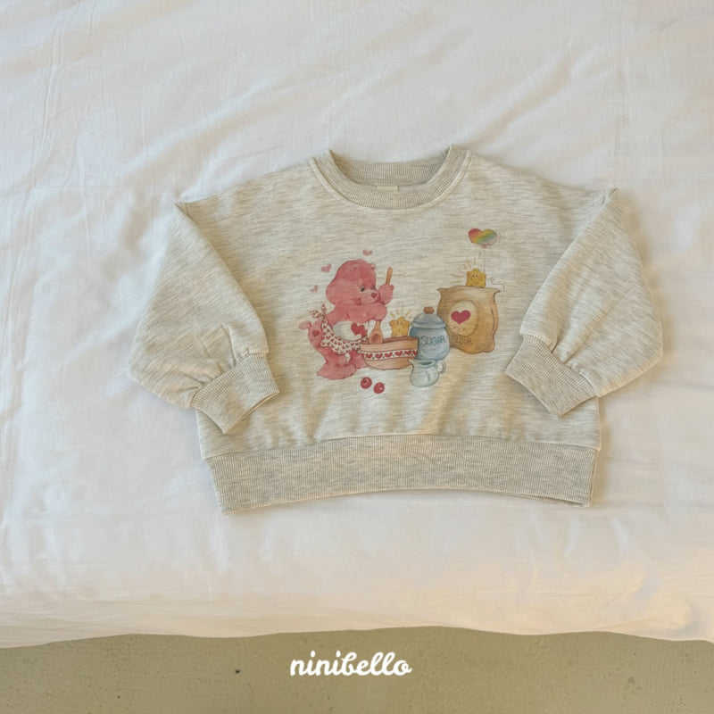 Ninibello - Korean Children Fashion - #magicofchildhood - Bear Printed Crop Sweatshirts - 6