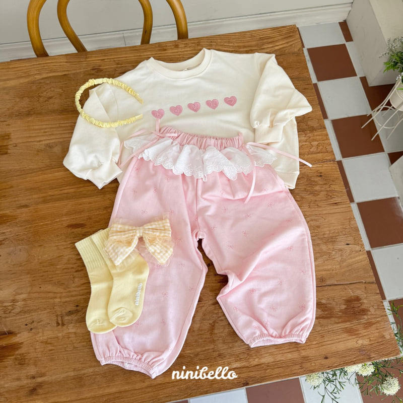 Ninibello - Korean Children Fashion - #magicofchildhood - Mini Heart Embroidered Sweatshirts - 7