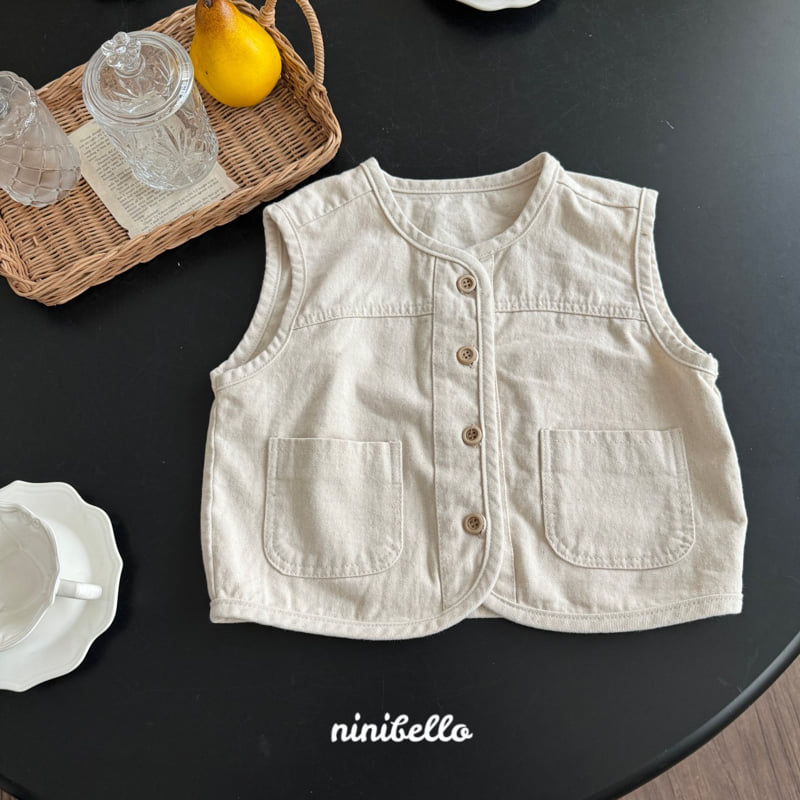 Ninibello - Korean Children Fashion - #minifashionista - Natural Round Vest - 10