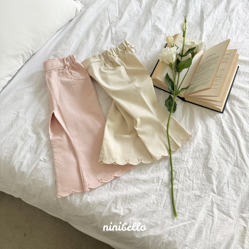 Ninibello - Korean Children Fashion - #magicofchildhood - Chewing Wave Bootcut Pants - 4