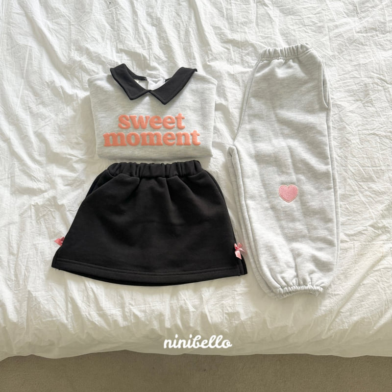 Ninibello - Korean Children Fashion - #minifashionista - Heart Embroidered Jogger Pants - 8