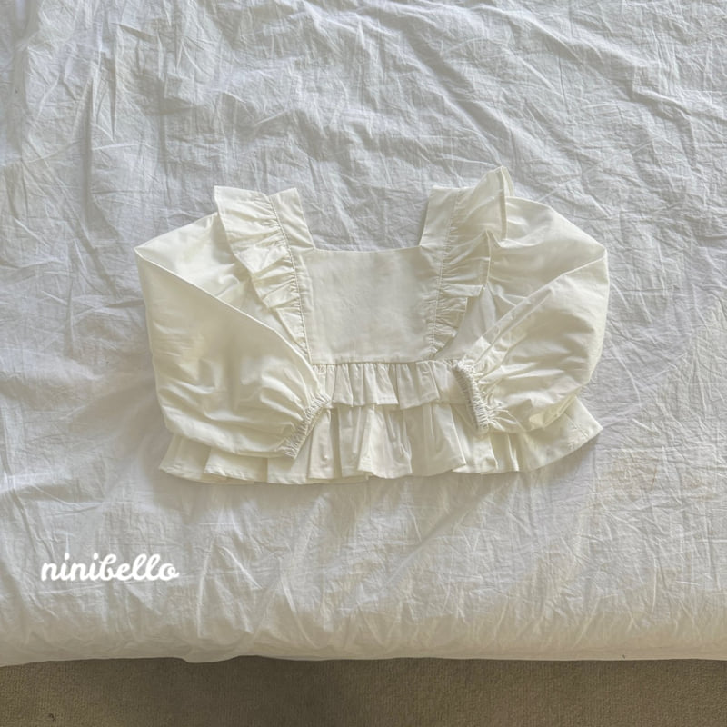 Ninibello - Korean Children Fashion - #minifashionista - Ruffle Crop Blouse - 5