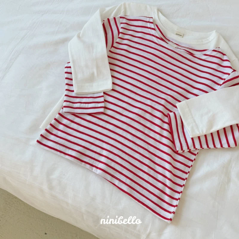 Ninibello - Korean Children Fashion - #minifashionista - Spring Inner Tee Set - 9