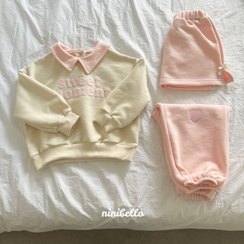 Ninibello - Korean Children Fashion - #prettylittlegirls - Heart Embroidered Jogger Pants - 9