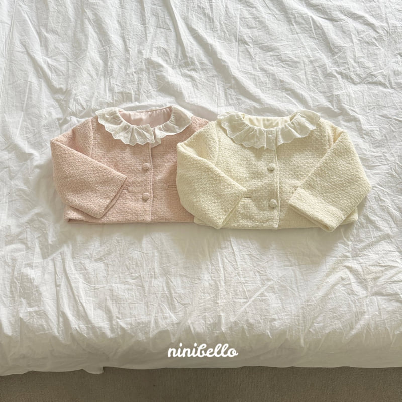 Ninibello - Korean Children Fashion - #prettylittlegirls - Anna Lace Crop Jacket