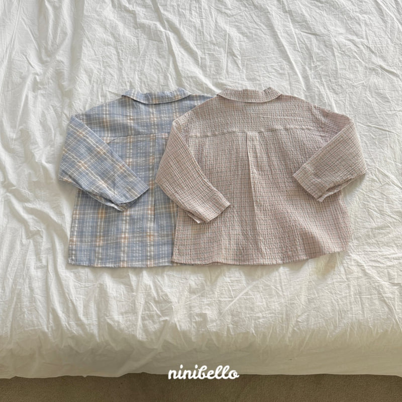 Ninibello - Korean Children Fashion - #prettylittlegirls - Iyu Check Shirt - 7