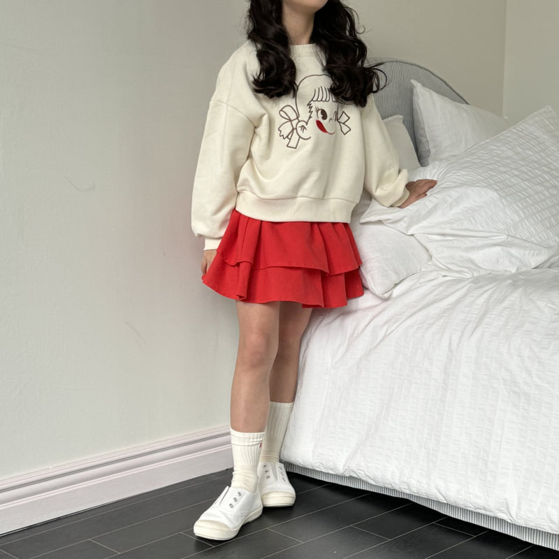 Ninibello - Korean Children Fashion - #prettylittlegirls - Yami Embroidery Sweatshirts - 12