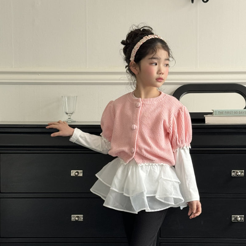 Ninibello - Korean Children Fashion - #prettylittlegirls - Tulip Knit Cardigan - 11