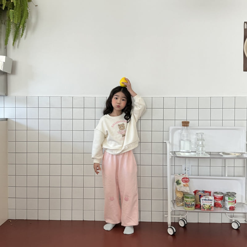 Ninibello - Korean Children Fashion - #stylishchildhood - Heart Embroidered Jogger Pants - 12