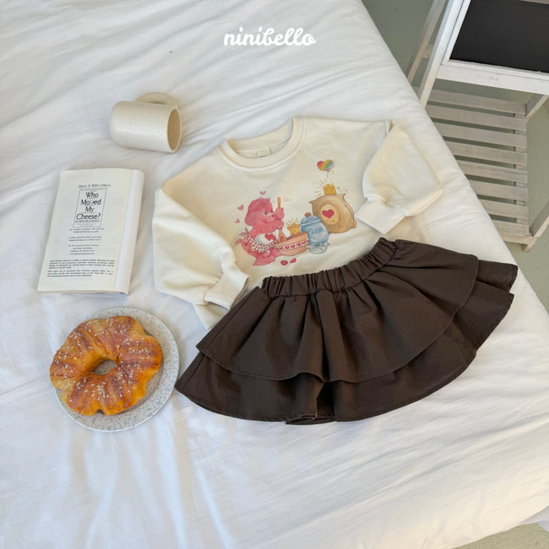 Ninibello - Korean Children Fashion - #toddlerclothing - Bear Printed Crop Sweatshirts - 10