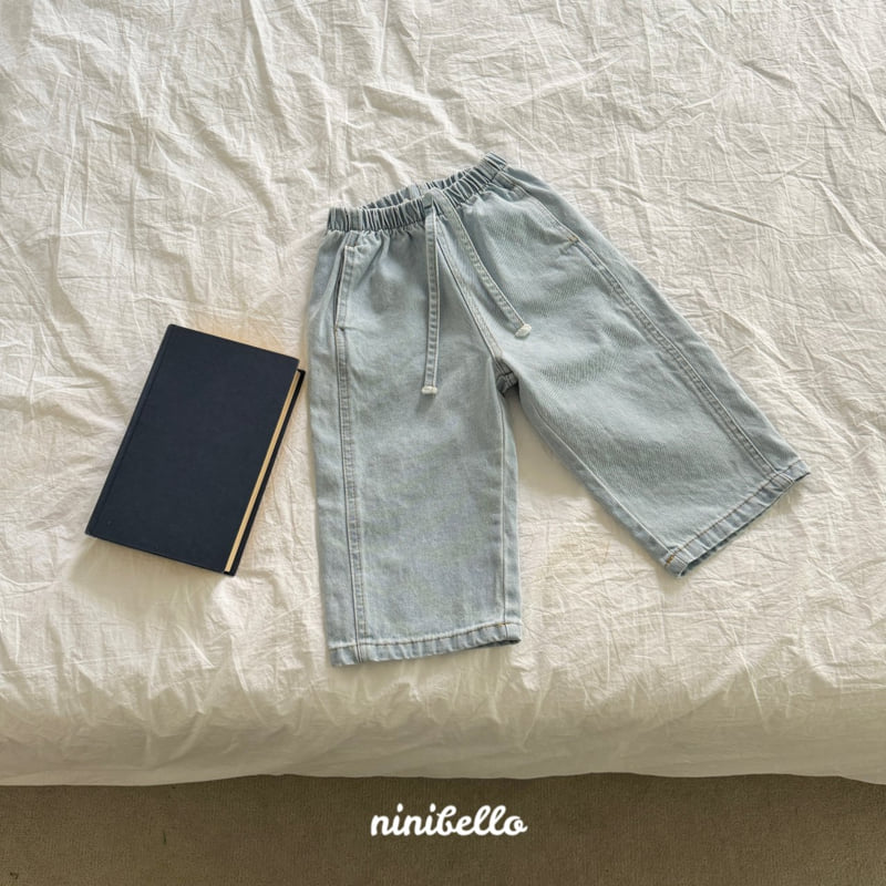 Ninibello - Korean Children Fashion - #toddlerclothing - Have Denim Slit Pants