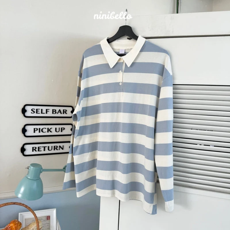 Ninibello - Korean Children Fashion - #toddlerclothing - Adult Pop Pop Rugby Tee - 2