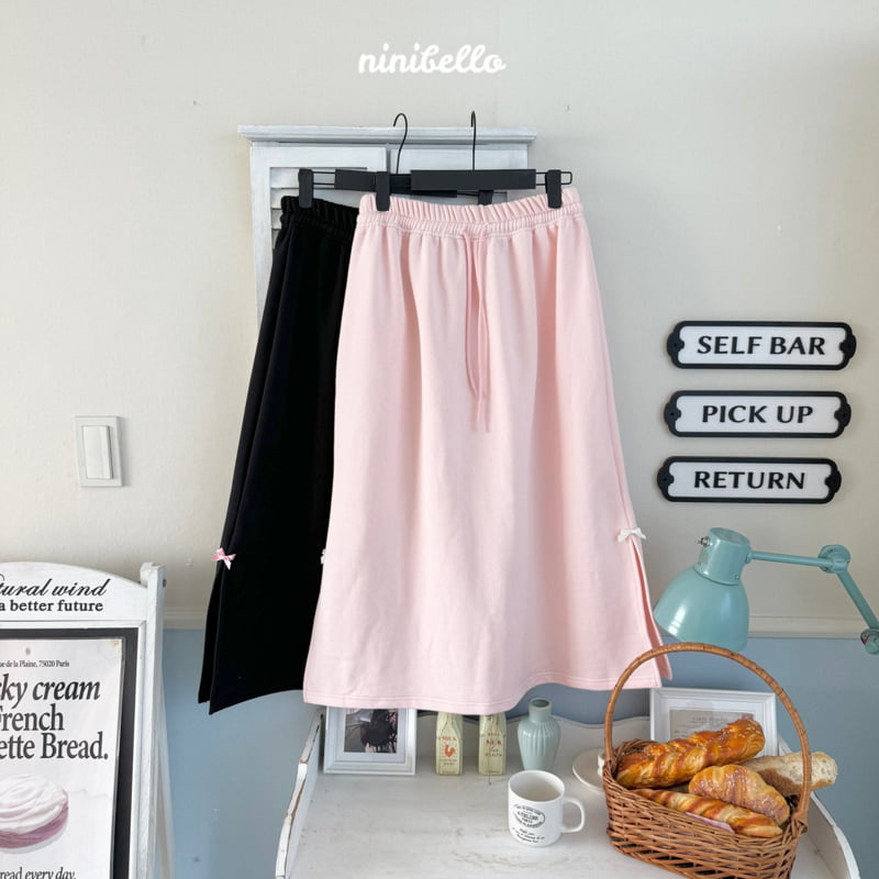 Ninibello - Korean Women Fashion - #womensfashion - Adult Ribbon Split Skirt