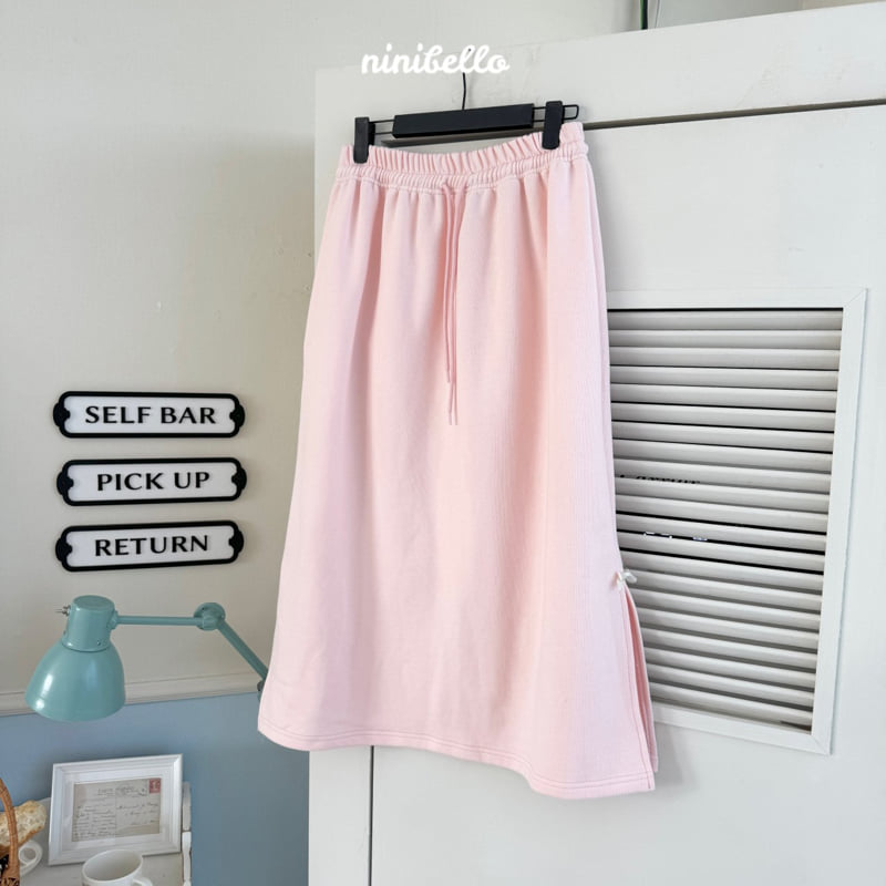 Ninibello - Korean Women Fashion - #womensfashion - Adult Ribbon Split Skirt - 3