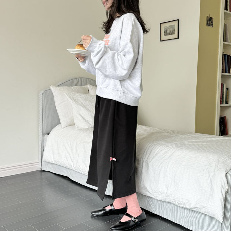 Ninibello - Korean Women Fashion - #womensfashion - Adult Ribbon Split Skirt - 7