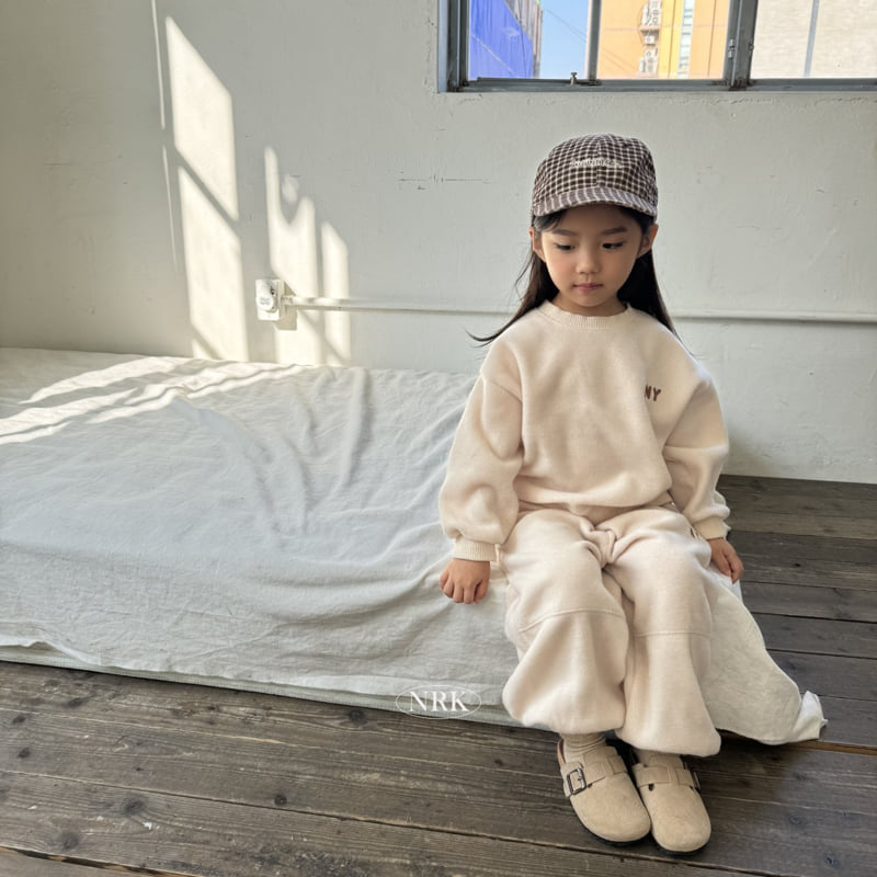 Nrk - Korean Children Fashion - #designkidswear - Fleece Top Bottom Set - 6