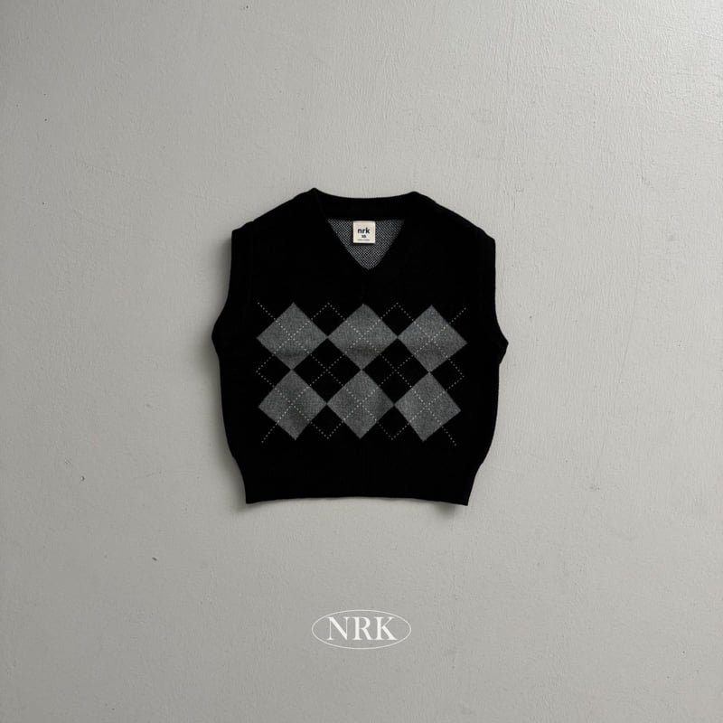 Nrk - Korean Children Fashion - #minifashionista - Cotton Argyle Vest - 2