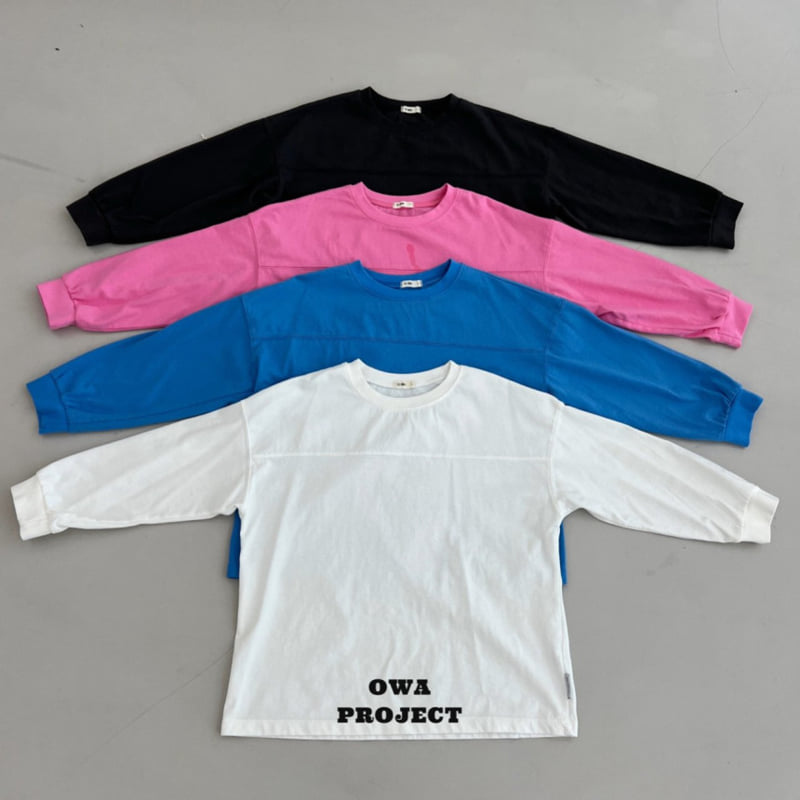 O Wa - Korean Children Fashion - #Kfashion4kids - Cut Plain Tee
