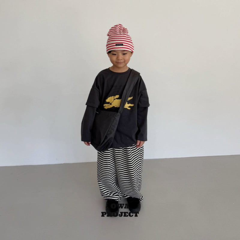 O Wa - Korean Children Fashion - #childofig - Basic Stripe Wide Pants - 7