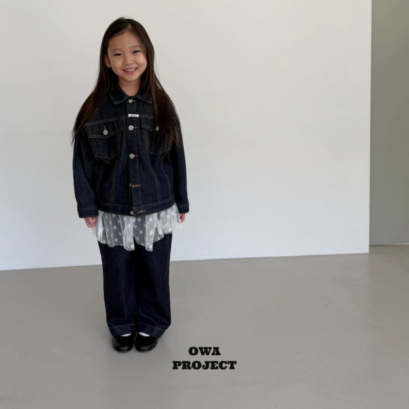 O Wa - Korean Children Fashion - #designkidswear - Owa Denim Jacket - 8