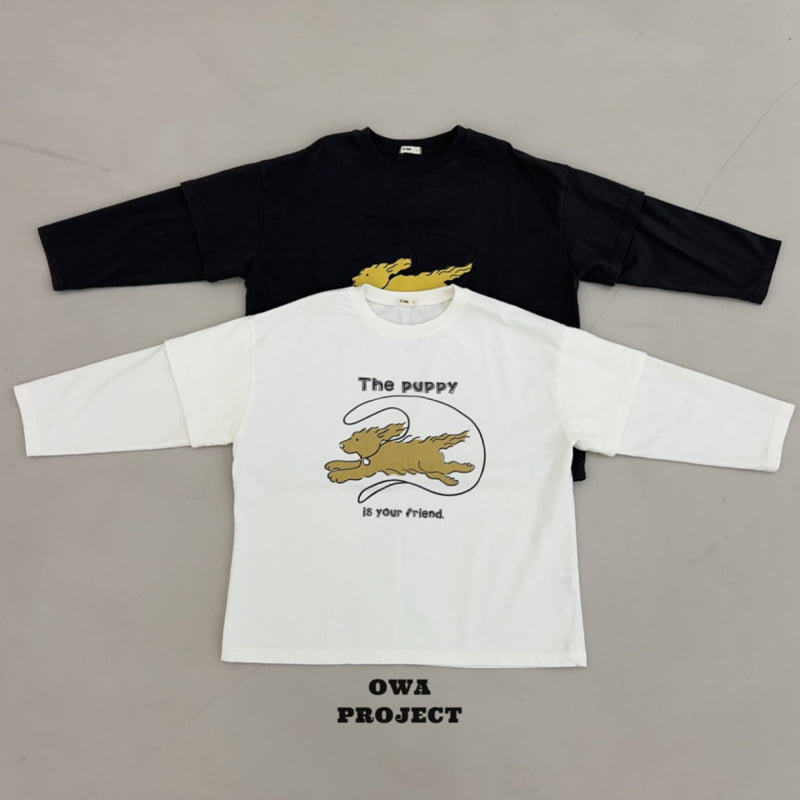 O Wa - Korean Children Fashion - #designkidswear - Puppy Tee