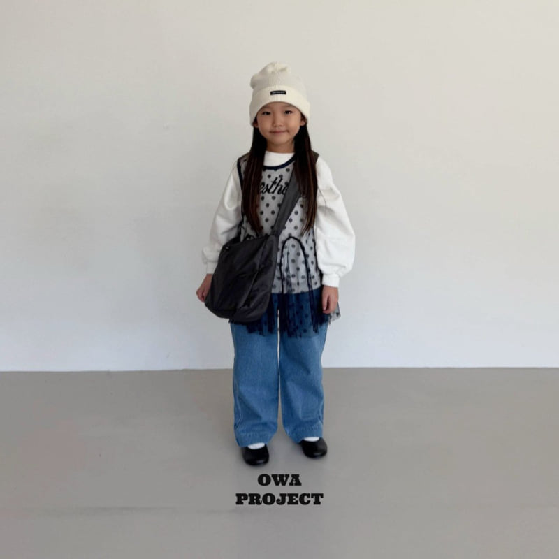 O Wa - Korean Children Fashion - #kidzfashiontrend - Dot Lace One-piece - 9