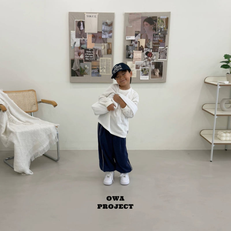 O Wa - Korean Children Fashion - #magicofchildhood - Cut Plain Tee - 3