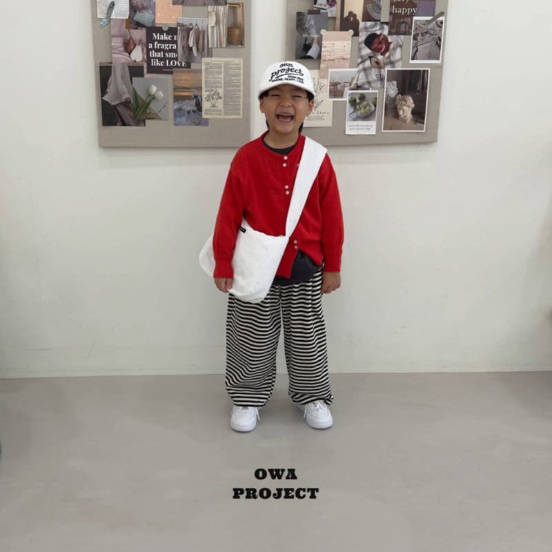 O Wa - Korean Children Fashion - #prettylittlegirls - Basic Stripe Wide Pants - 5
