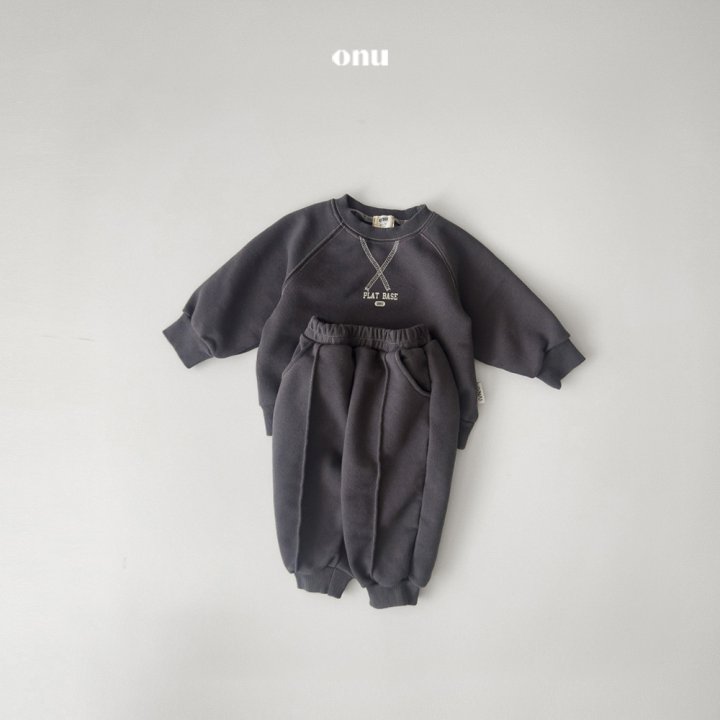 Onu - Korean Children Fashion - #kidzfashiontrend - Varsity Top Bottom Set - 4