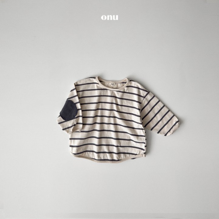 Onu - Korean Children Fashion - #Kfashion4kids - Sleeve Stripe Tee - 3