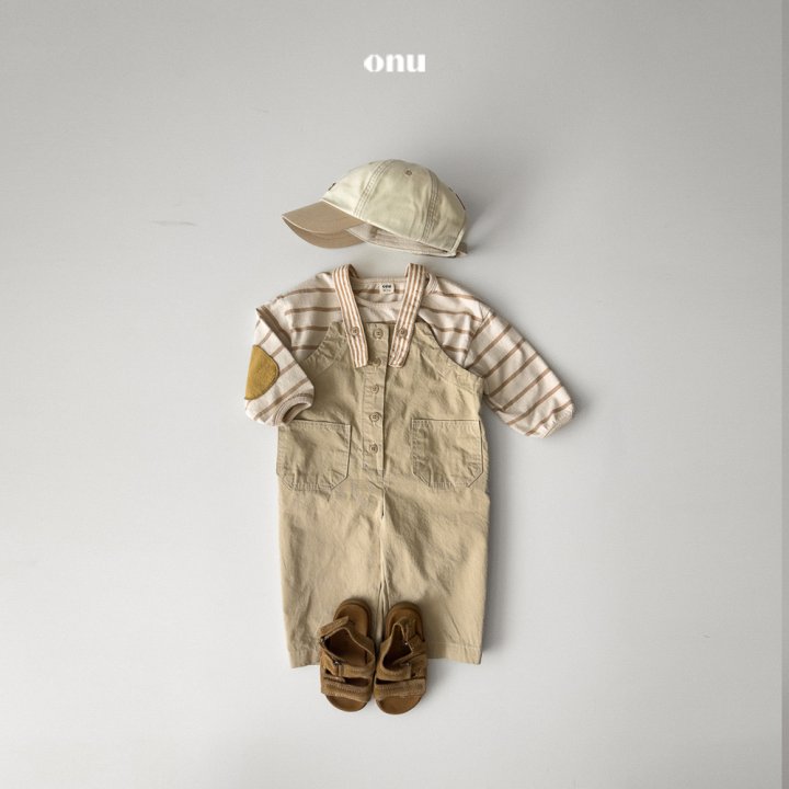 Onu - Korean Children Fashion - #childofig - Stitch Suspenders Pants - 7