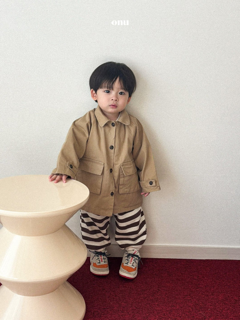Onu - Korean Children Fashion - #childofig - French Twill Jacket - 11