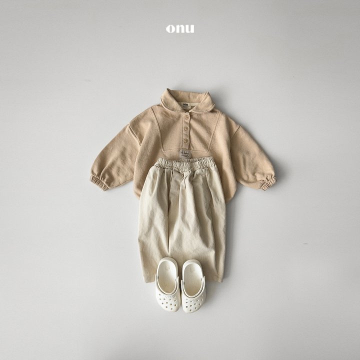 Onu - Korean Children Fashion - #childofig - Label Collar Sweatshirts - 8