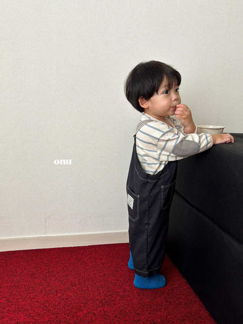 Onu - Korean Children Fashion - #designkidswear - Stitch Suspenders Pants - 9